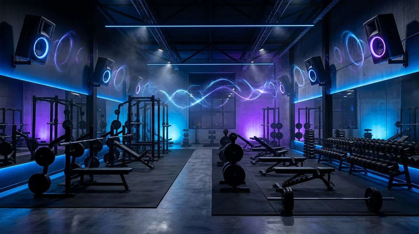 フィットネスジムのBGM音圧設定【モチベーションを上げる音】