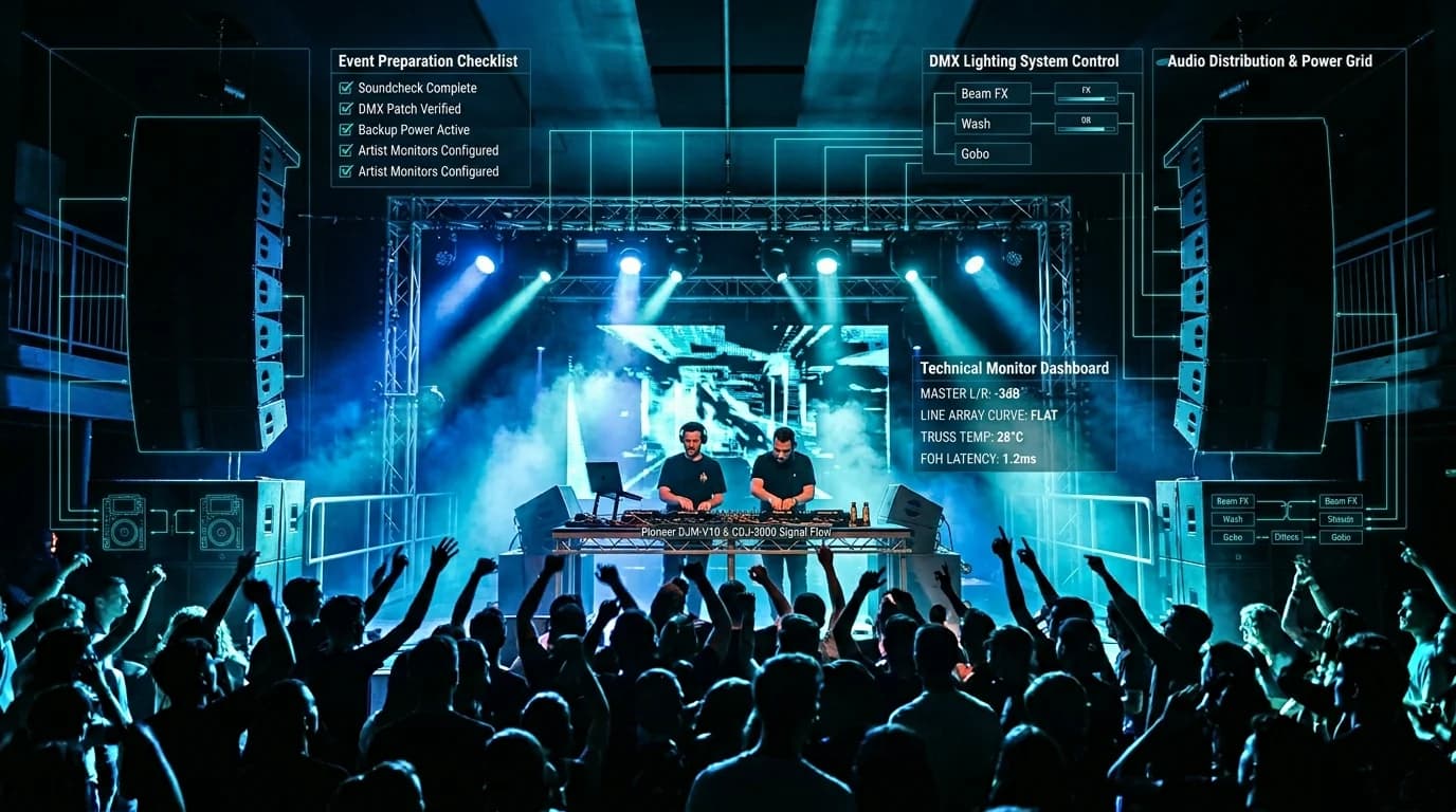 DJ Event Audio Checklist: Pre-Gig Prep That Prevents Disasters